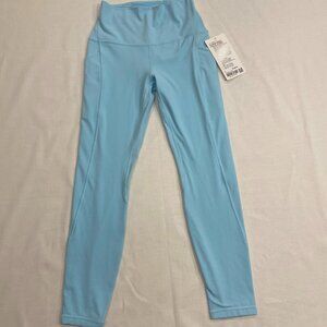 Lululemon Align with Pockets Leggings 25" Cyan Blue 6